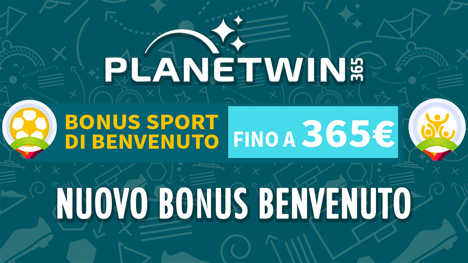 Nuovo bonus benvenuto PlanetWin365